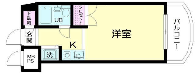 日神パレステージ大森 902号室 間取り