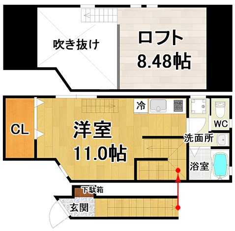 大岡山コートヒルズ 間取り図