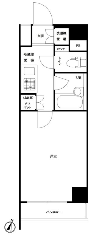 ルーブル大森山王弐番館 間取り図