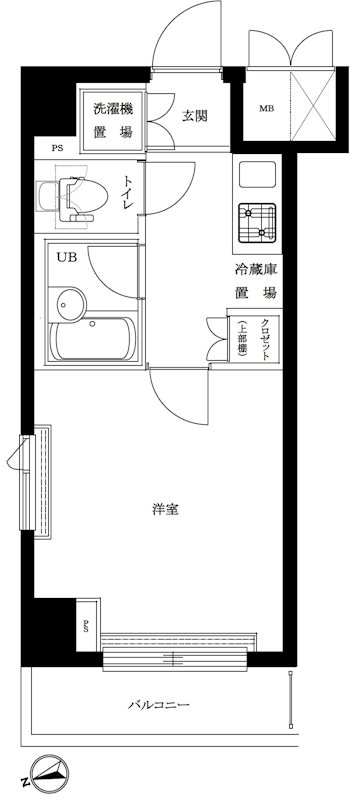 ルーブル雪が谷大塚 間取り図