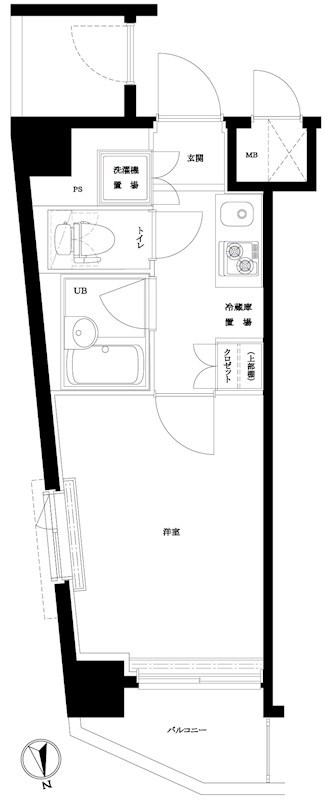 ルーブル品川南大井弐番館 間取り図