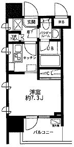 レジディア大森東 間取り図