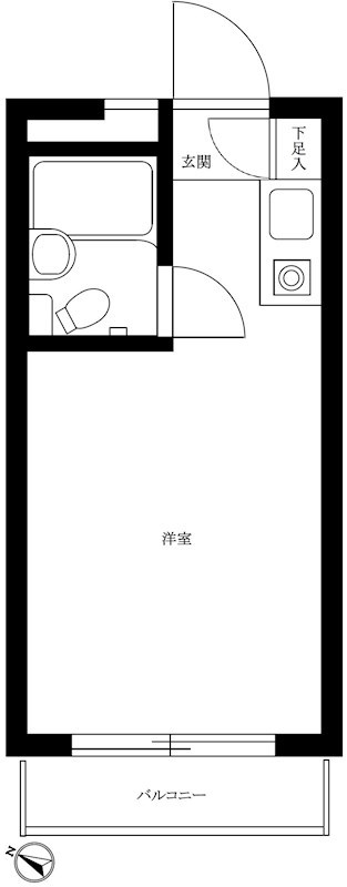 ベルサイユ池上 間取り図