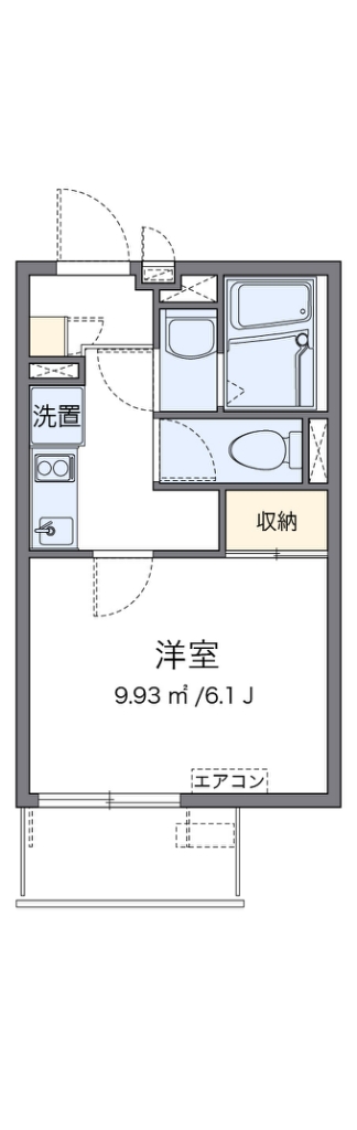 レオネクストティー　エム 304号室 間取り