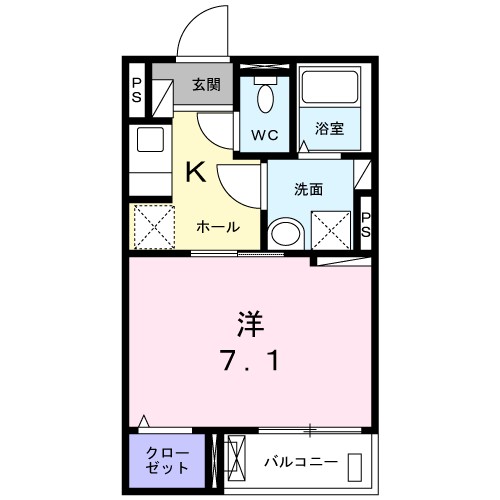 Ｐｕｒｅｔｅ大岡山（ピュリテ 間取り図