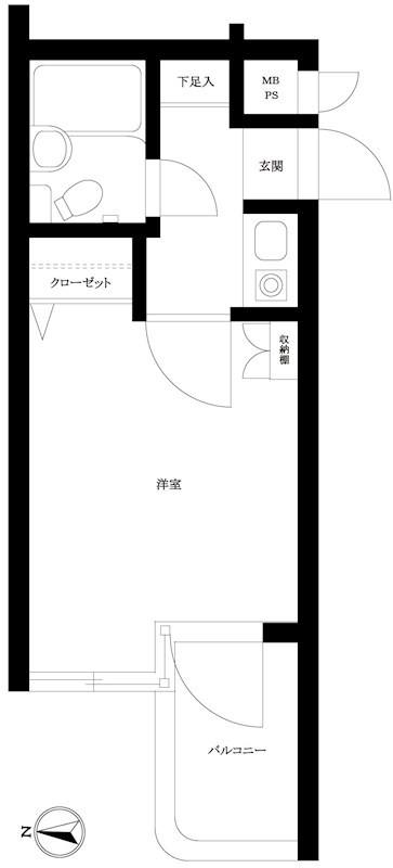 ライオンズマンション大森本町第2 間取り図