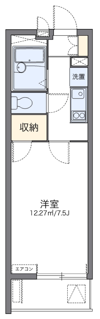 レオパレスシエレ　バウム 間取り図