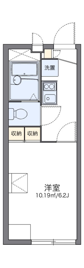 レオパレス海の公園 202号室 間取り