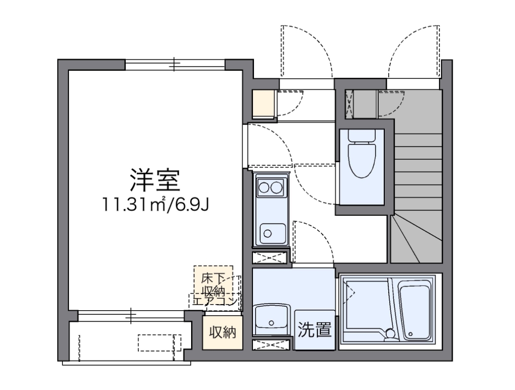 レオネクストシプレ 間取り図