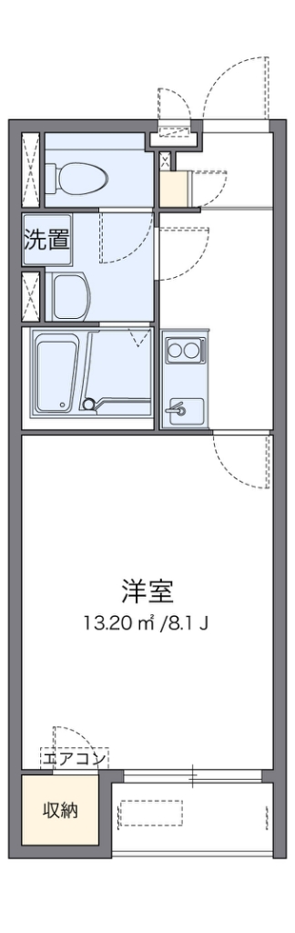 クレイノアークトゥルスⅡ 間取り図