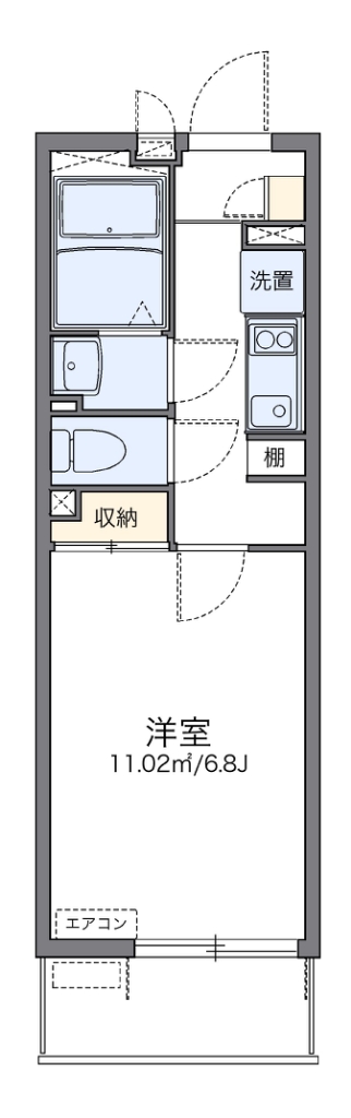 レオネクスト煌めき 303号室 間取り