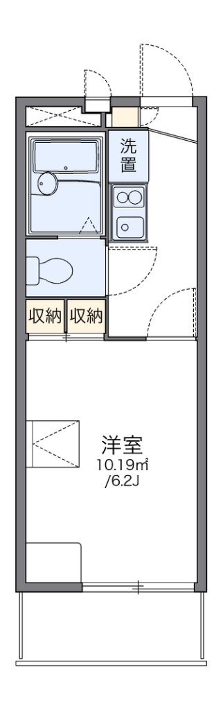 レオパレスＨＡＮＡＷＡ 間取り図