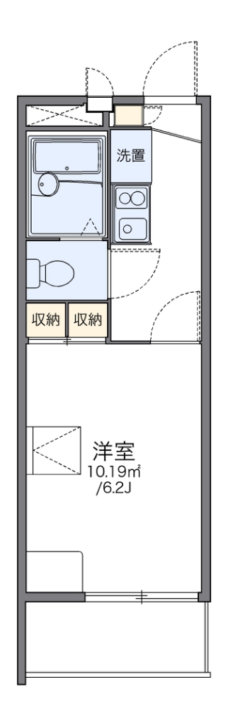 レオパレスエスタ 301号室 間取り