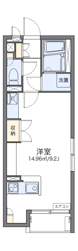 レオネクストオリーブハウスⅥ 間取り図