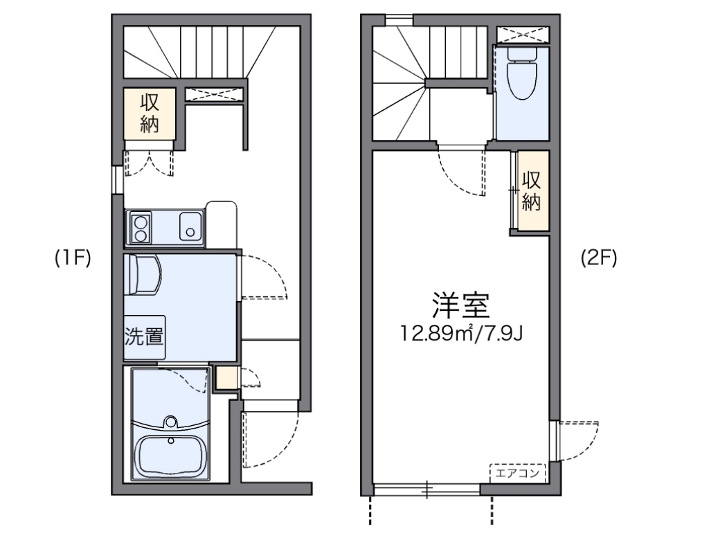 レオネクストシーズ立花 104号室 間取り