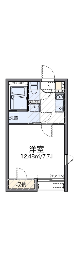 レオネクストＳＫＹ 201号室 間取り