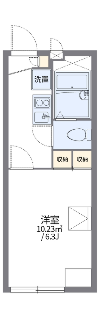 レオパレス高砂ＬＡ１ 205号室 間取り