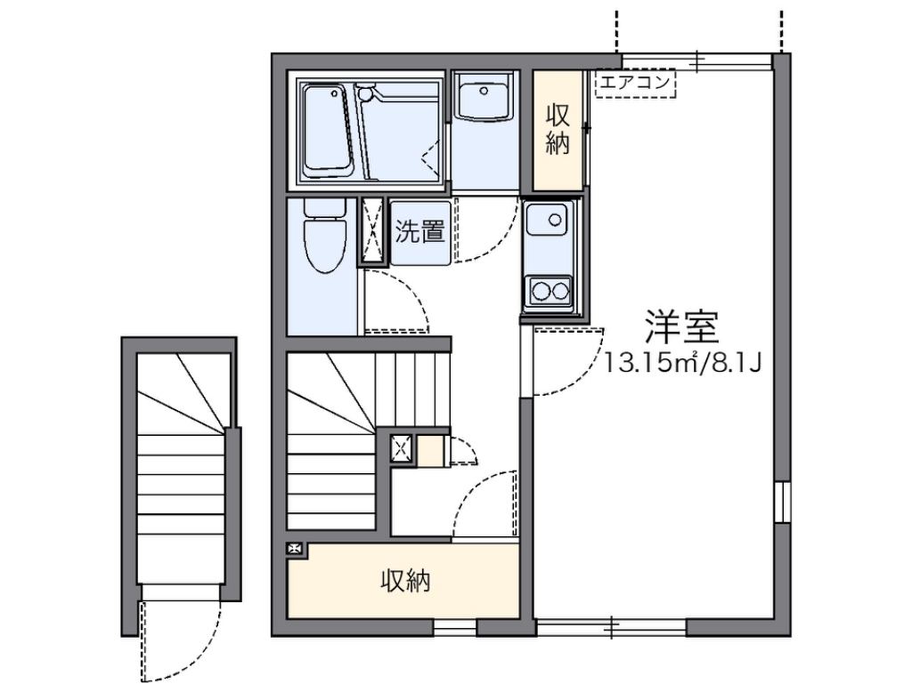 レオネクストカターラ篠崎 間取り図