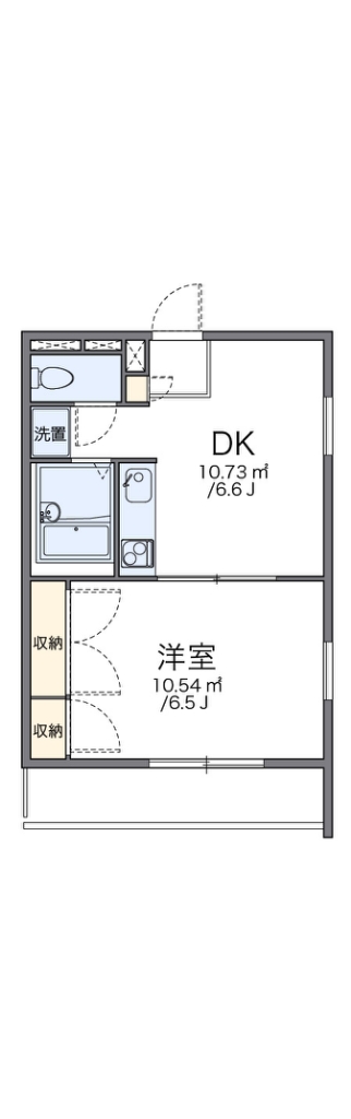 レオパレスプリマベーラ 間取り図