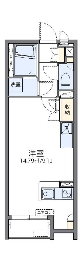 レオネクストステビア 205号室 間取り