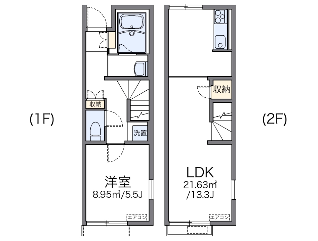 レオネクストコッリーナみなみ野 間取り図