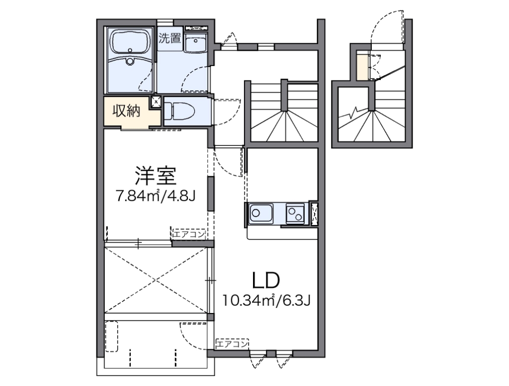 レオネクストプロキオン 間取り図