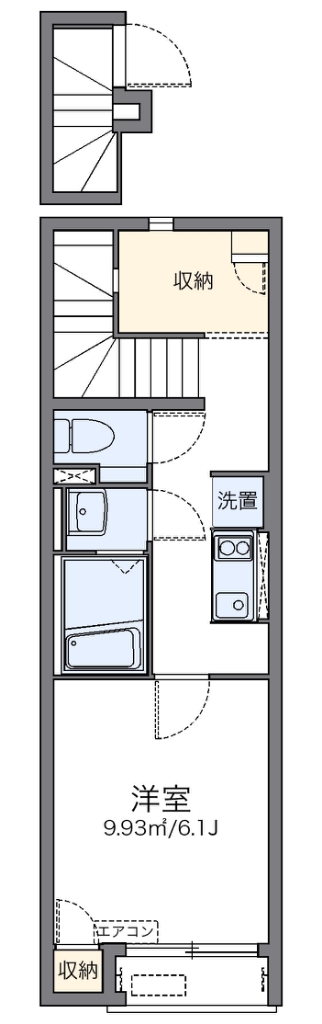 レオネクストフローラ荻窪 202号室 間取り