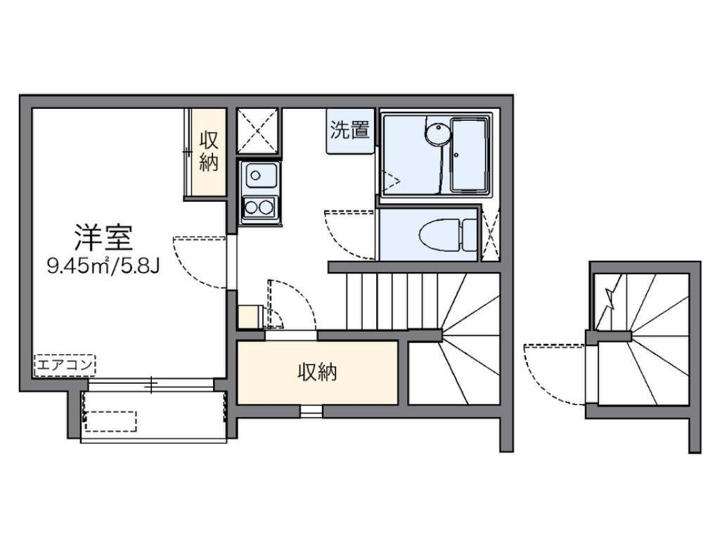 レオネクストリラ 間取り図