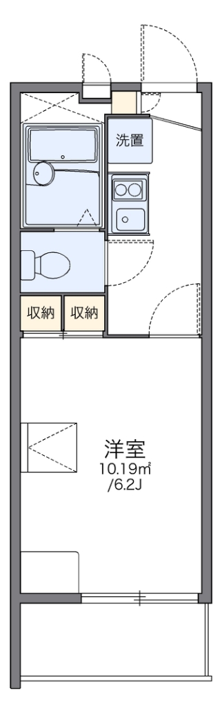 レオパレスセルサスⅡ 間取り図