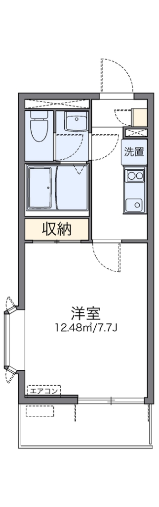 レオネクストＯｔｏｒｉｉ 201号室 間取り