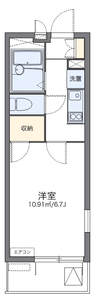 レオパレスシャルダン 間取り図