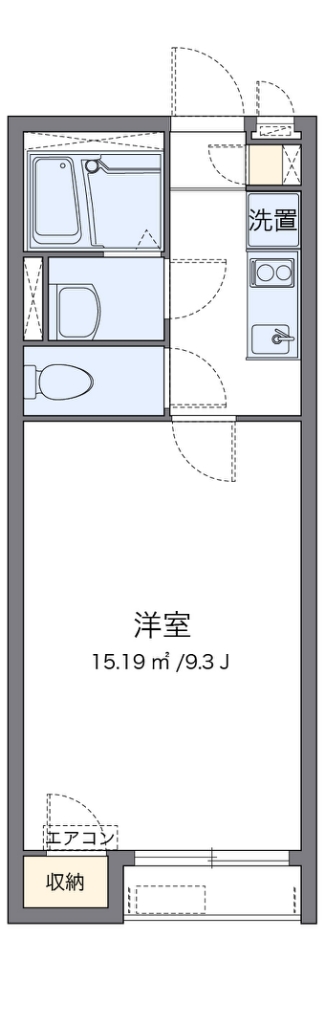 クレイノ光彩ＳＯＵＴＨ 間取り図