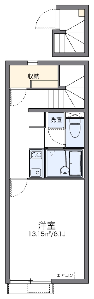 レオネクストハイツ忘れな草 間取り図