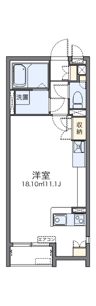 レオネクスト桜台 201号室 間取り