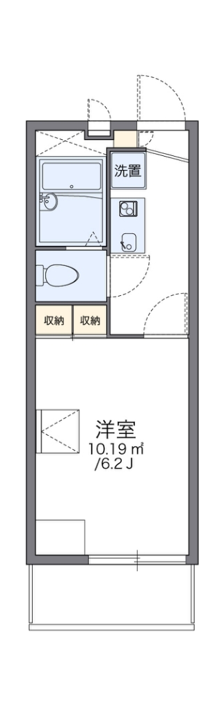 レオパレス原宿 302号室 間取り