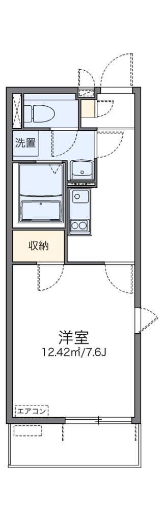 レオネクストドミールＡ 間取り図