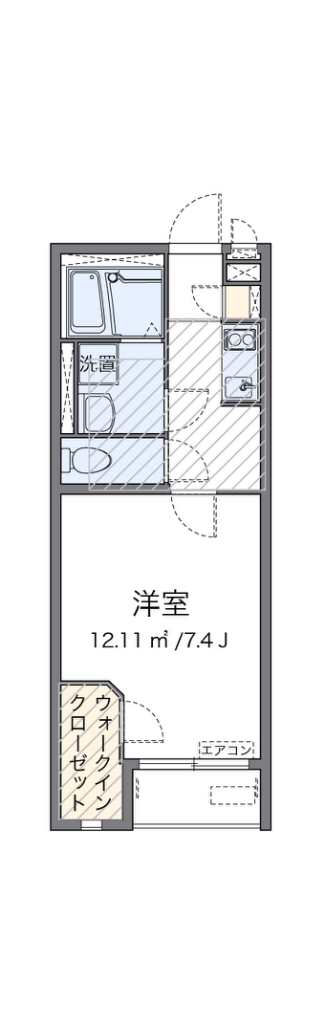 ミランダ光彩ＥＡＳＴ 間取り図