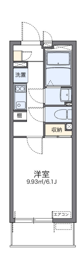 レオネクストＮＡＧＯＭＩ 間取り図