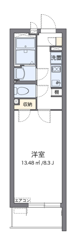 クレイノ陸王 間取り図