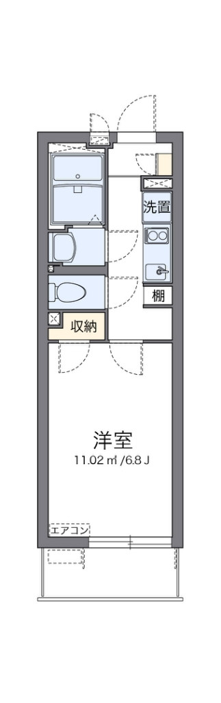 クレイノオリーブハウス　ネオ 304号室 間取り