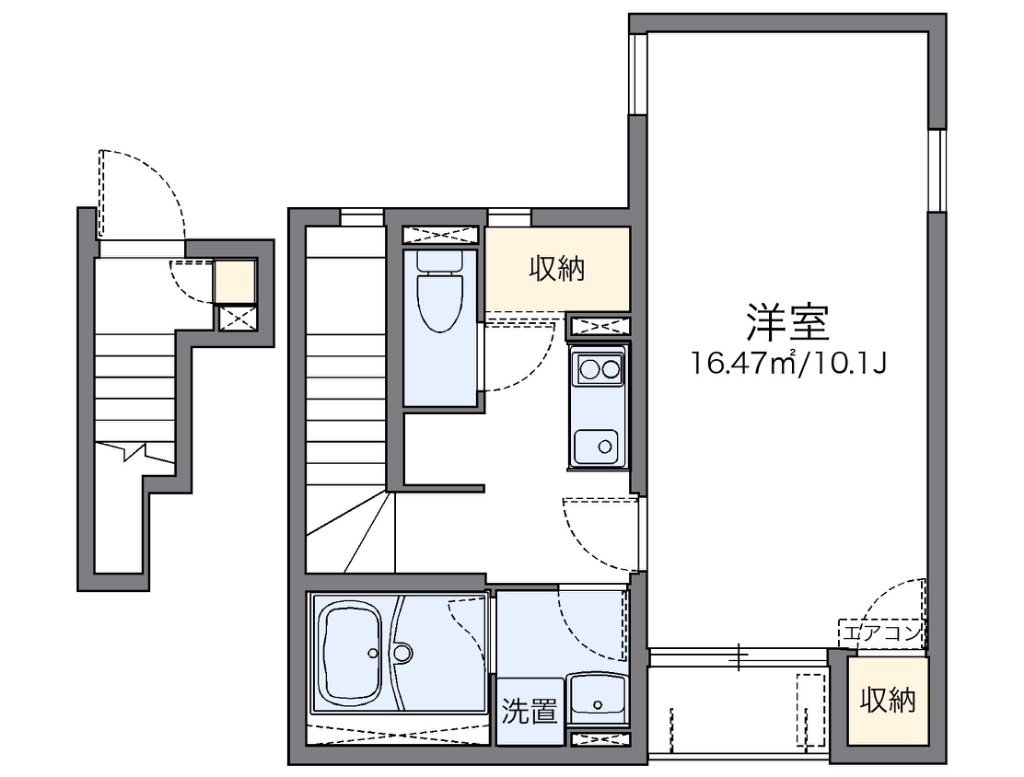 レオネクストアコラート 間取り図