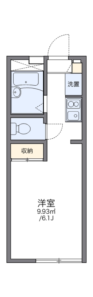 レオパレスラ・プランタン 205号室 間取り