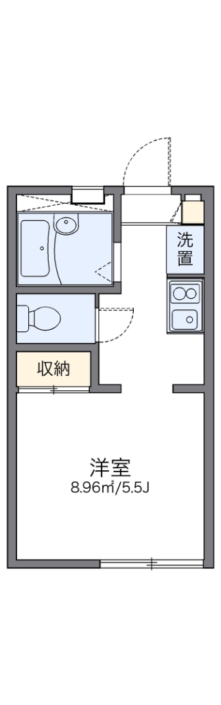 レオパレス瀬谷第１ 101号室 間取り