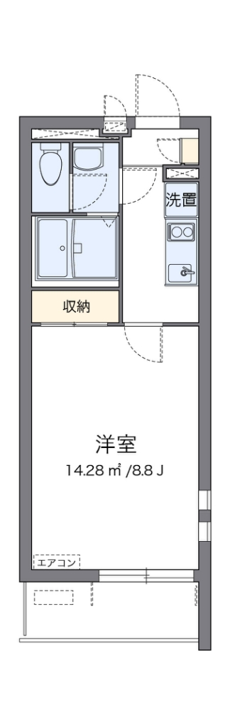 クレイノルーチェ　デル　ソーレ 間取り図