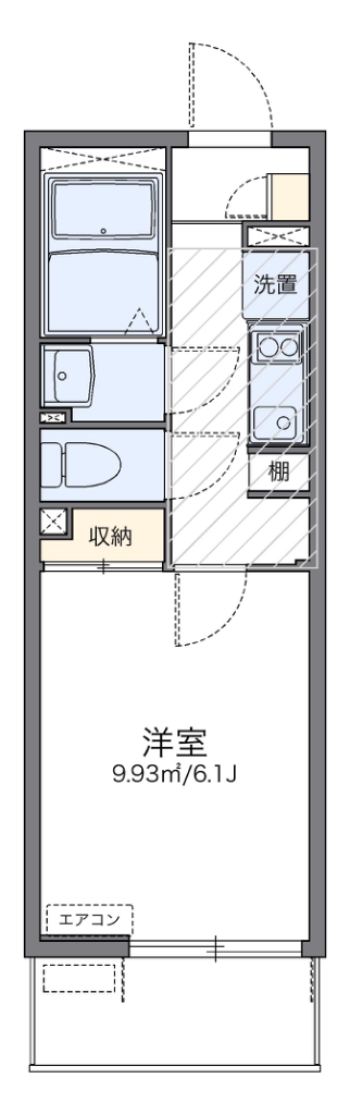 レオネクストアーカイブⅢ 103号室 間取り