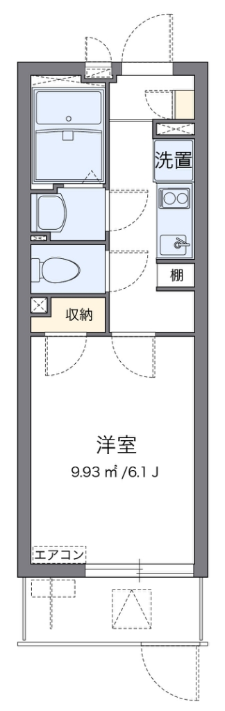 クレイノＴ　Ｈｏｕｓｅ　浦和 102号室 間取り