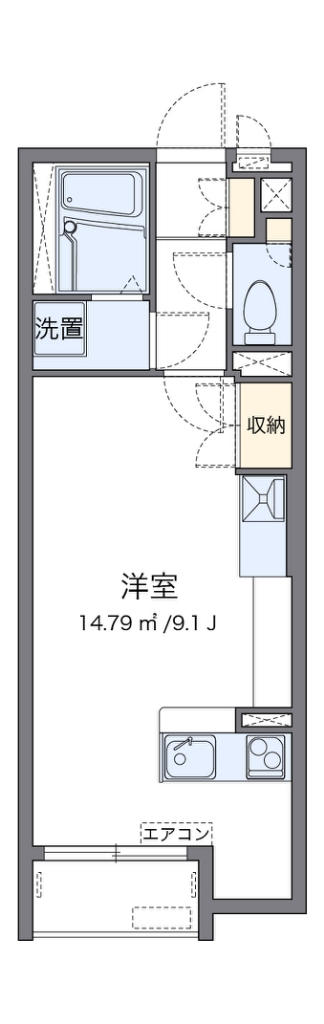 ミランダハピネス 間取り図