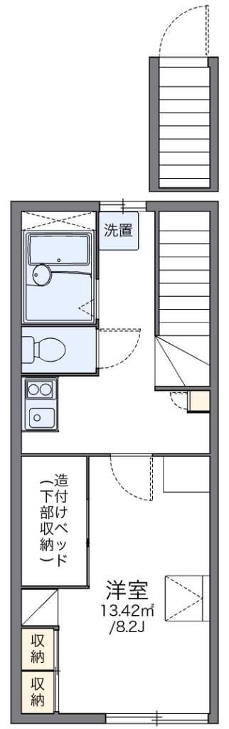 レオパレスｙａｎａｇｉⅢ 間取り図