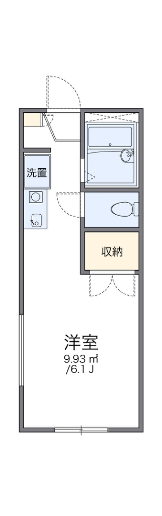 レオパレスパレスフィオーレⅡ 間取り図