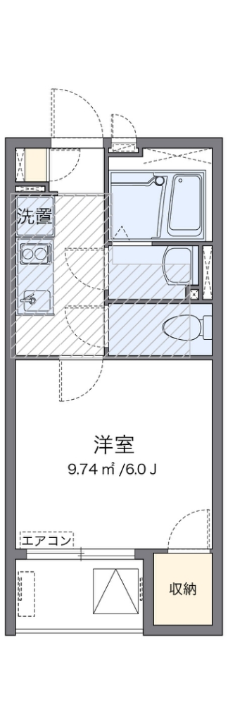 ミランダオカムラハイツ４ 303号室 間取り